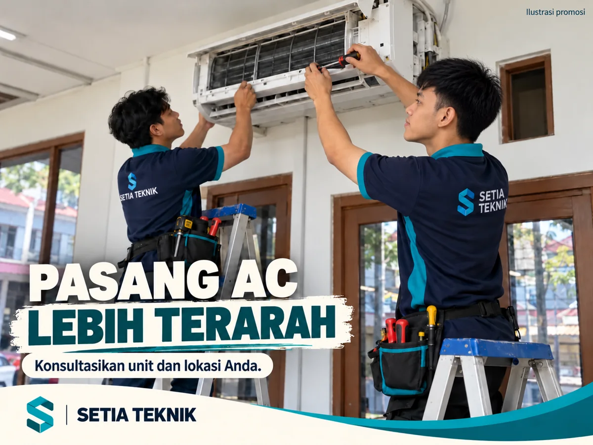  promosi — Pemasangan AC