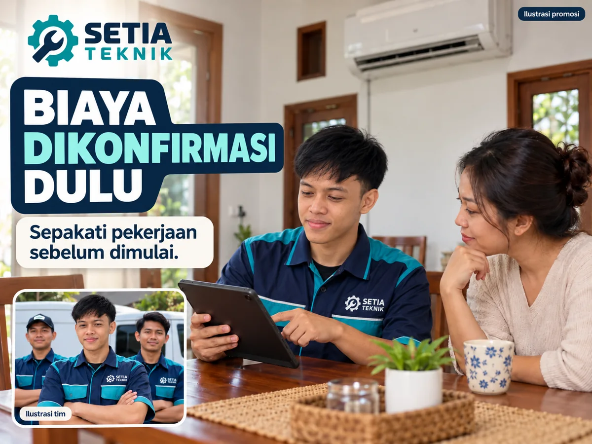  promosi — Konfirmasi biaya sebelum pengerjaan