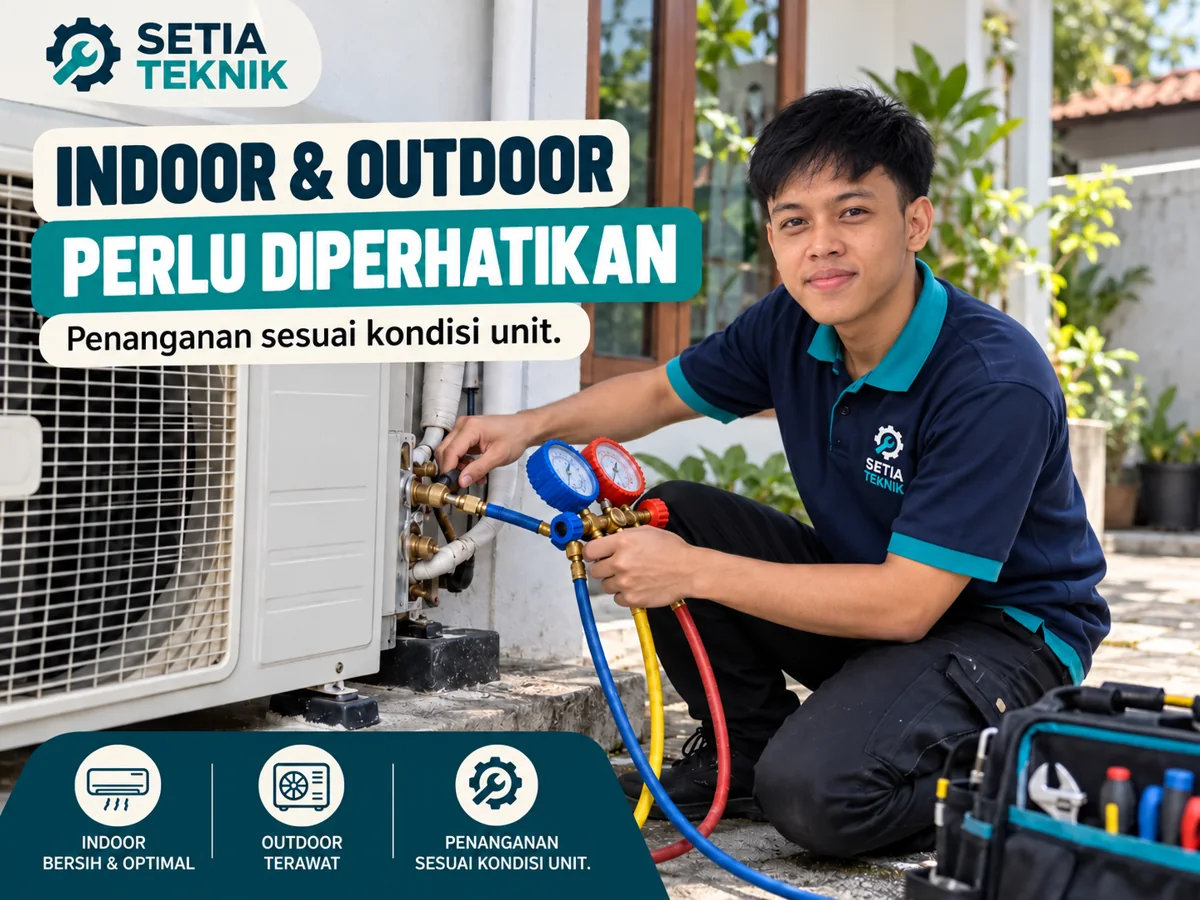  promosi — Pemeriksaan unit indoor dan outdoor